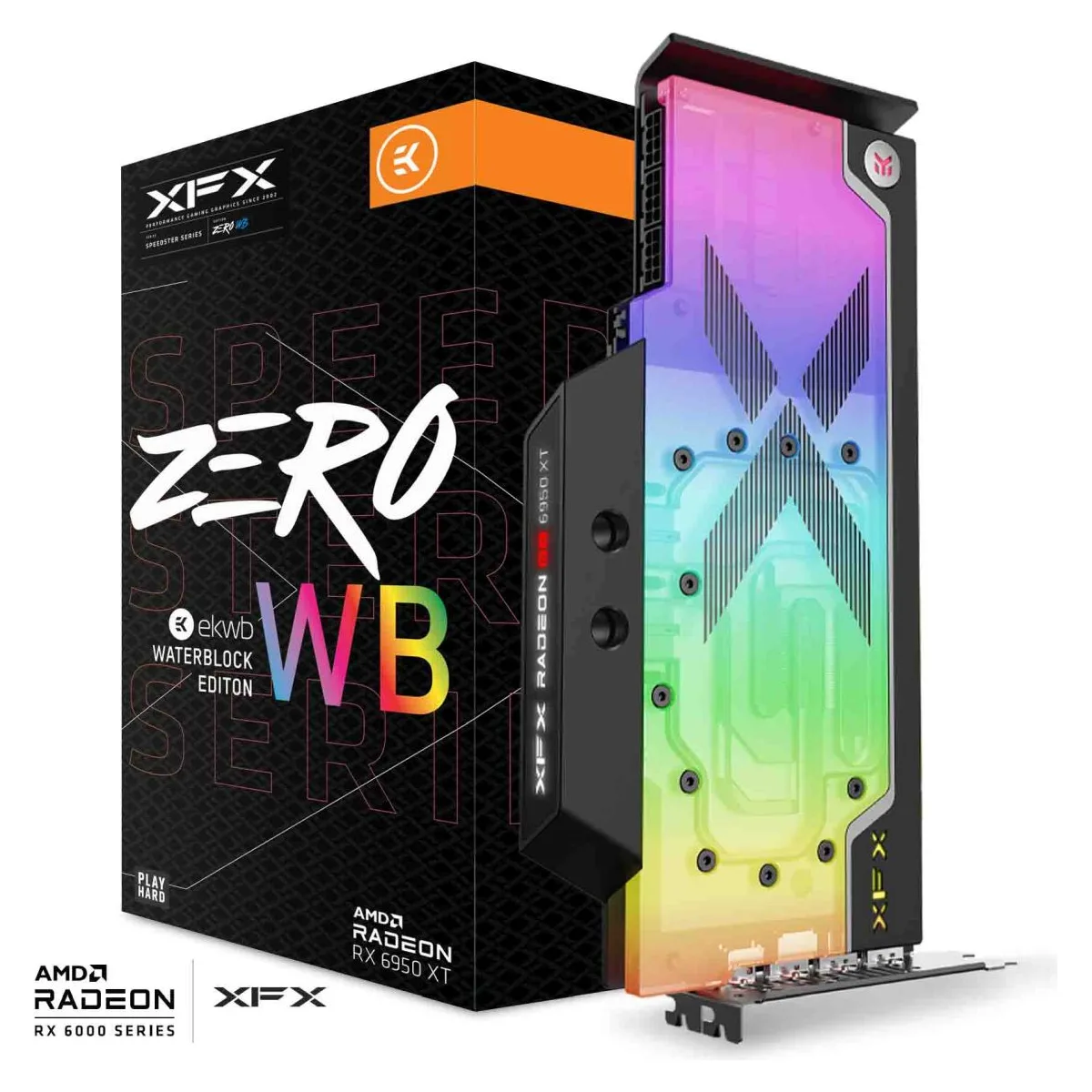 XFX Speedster ZERO AMD Radeon RX 6950XT RGB EKWB Waterblock Limited Edition with 16GB GDDR6 (DP Refurbished)