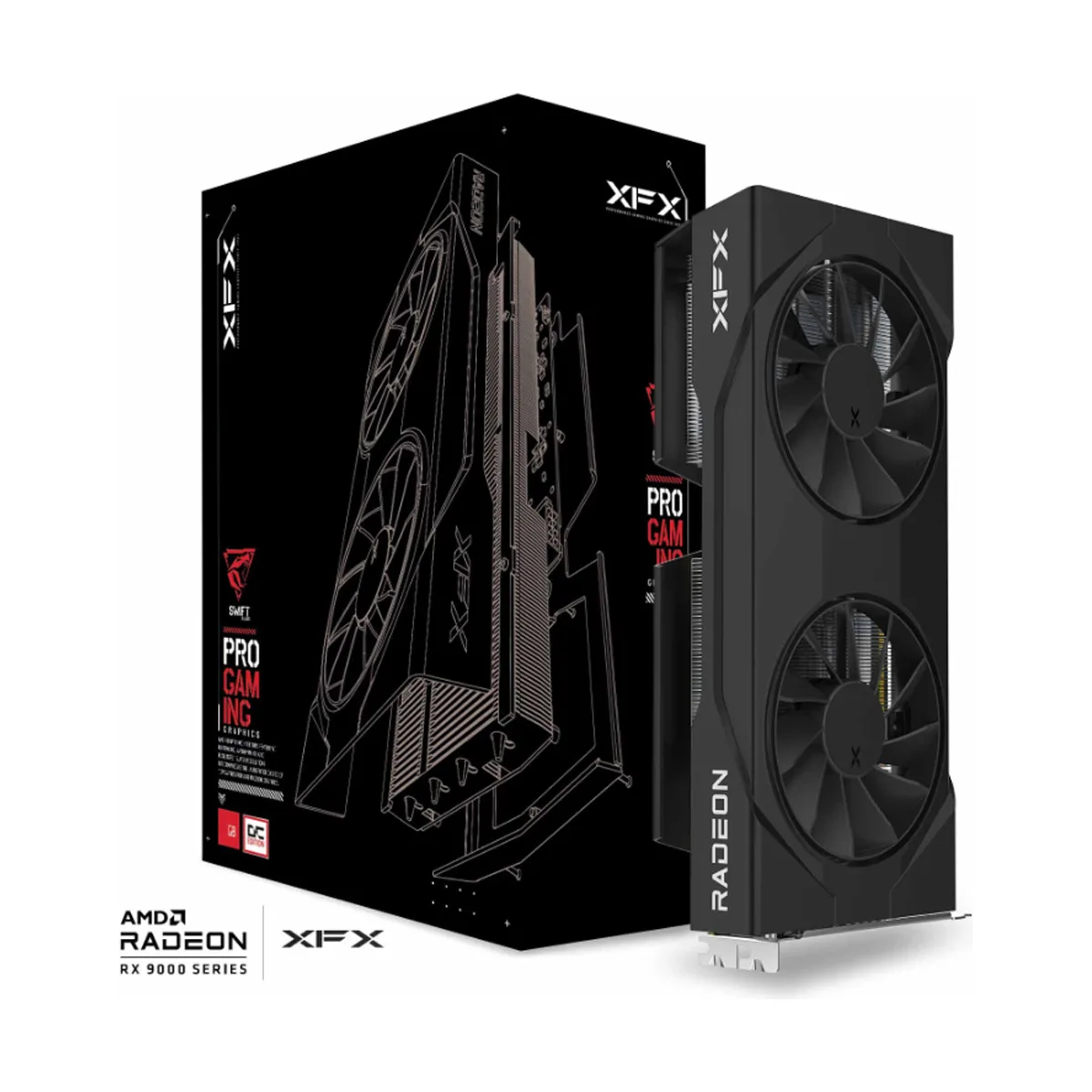 XFX Swift AMD Radeon RX 9060 XT OC Gaming Edition 8GB (DP Refurbished)