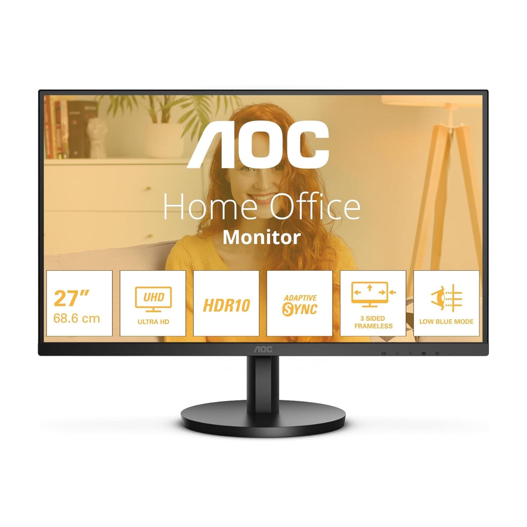 AOC U27B3A 27" 4K UHD IPS Monitor with Speakers