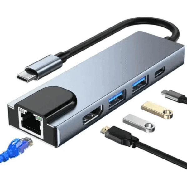 Type-C 5-in-1 Multiport Adapter