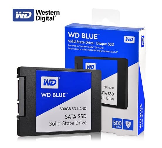 Western Digital Blue 500GB 3D NAND SATA SSD