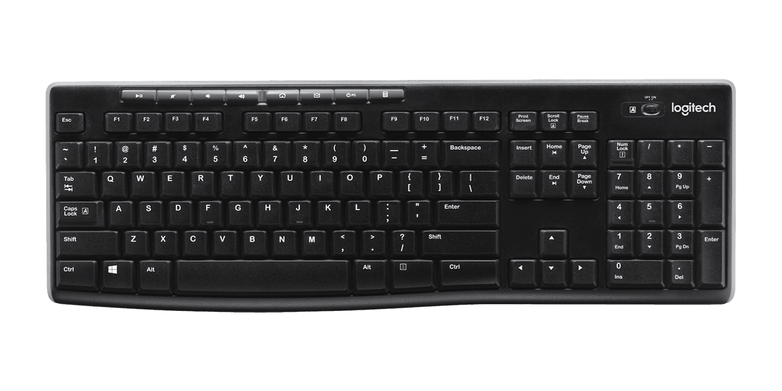 Logitech K270 Wireless Keyboard with Unifying Receiver