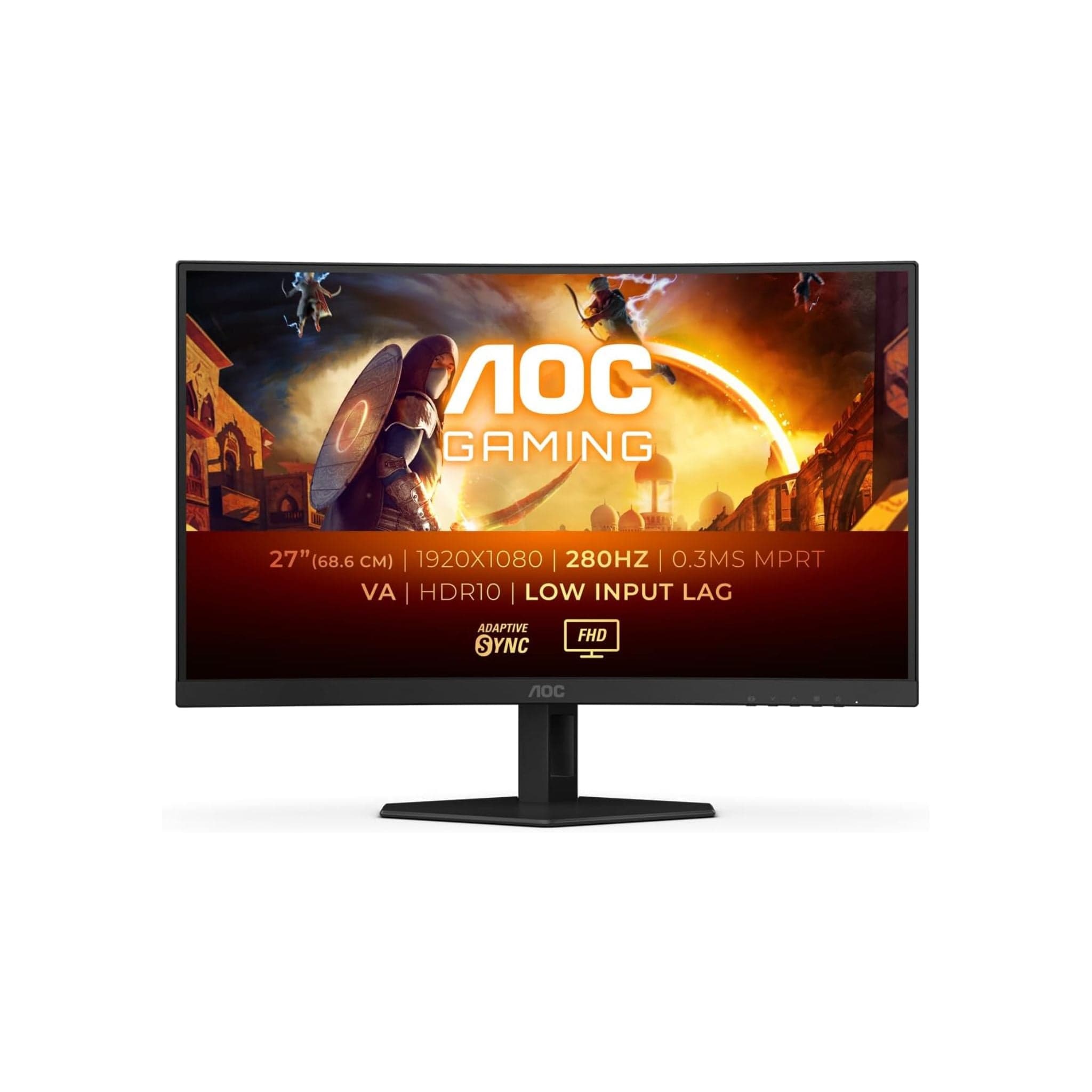 AOC C27G4ZXED 27" FHD 280Hz Curved Gaming Monitor