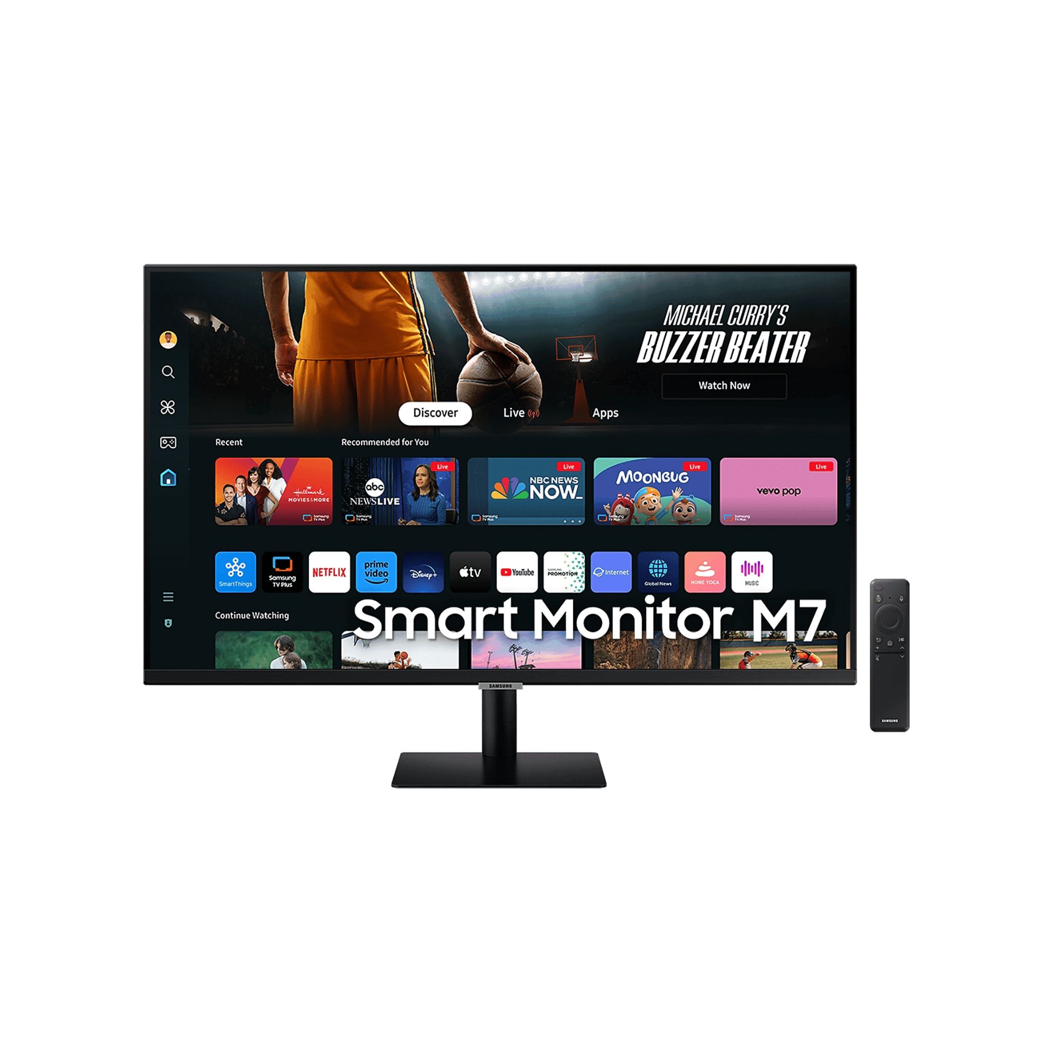 Samsung M70D 32" UHD Smart Monitor with Speakers