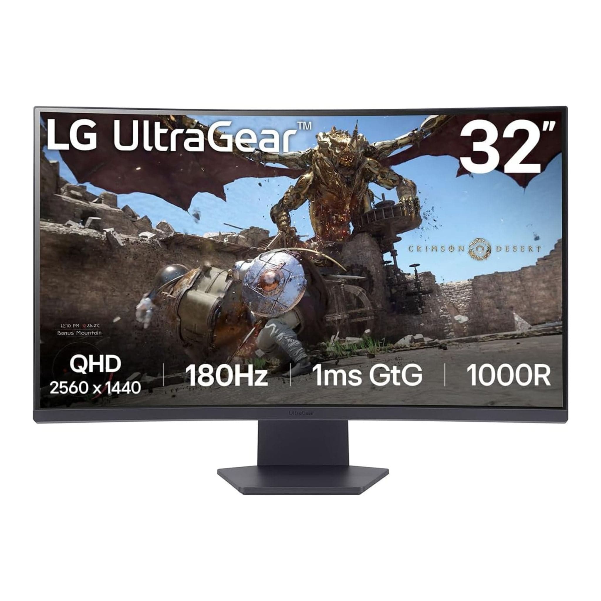 LG UltraGear 32GS60QC 32" QHD 180Hz Curved