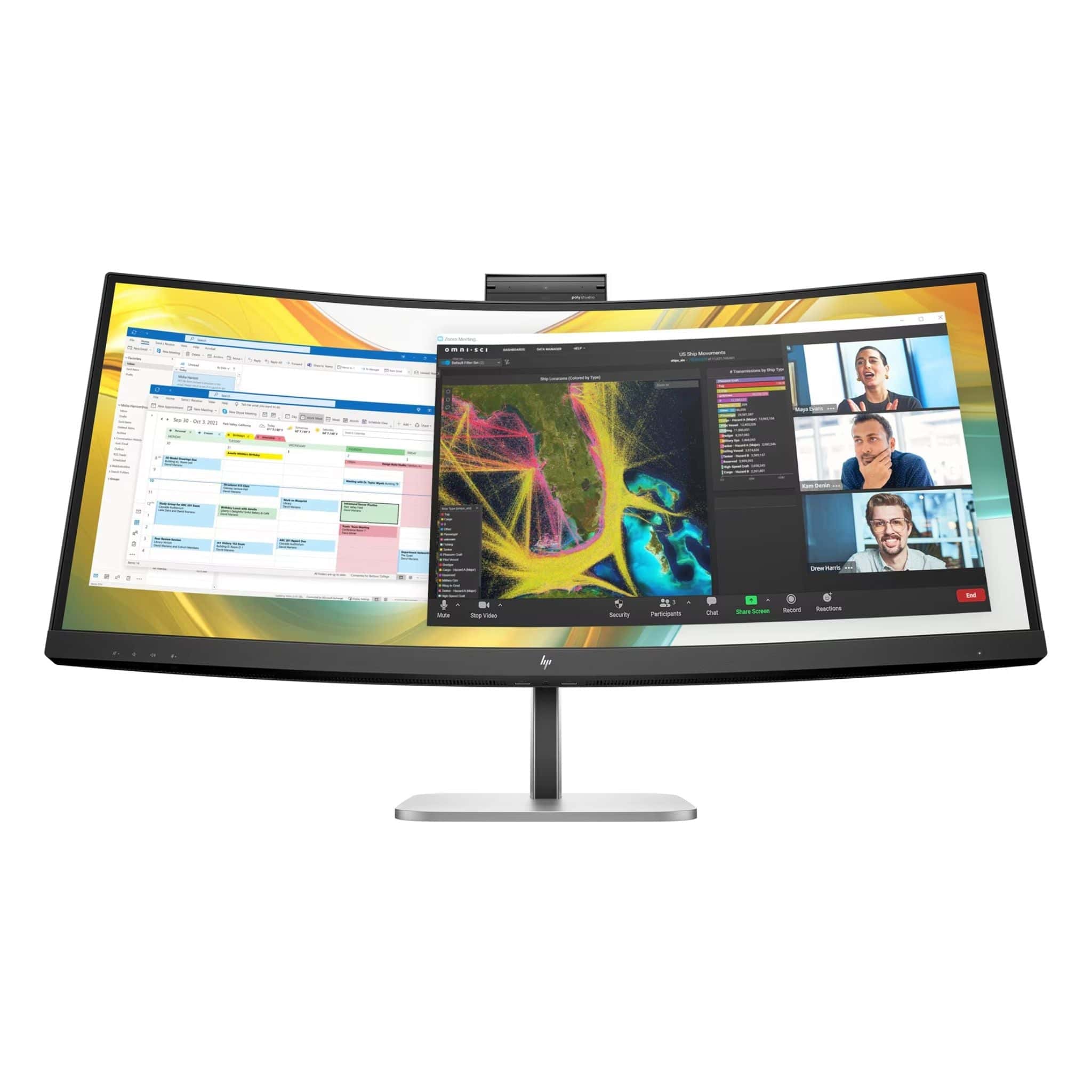 HP Series 5 534pm 34" WQHD USB-C Conferencing Monitor
