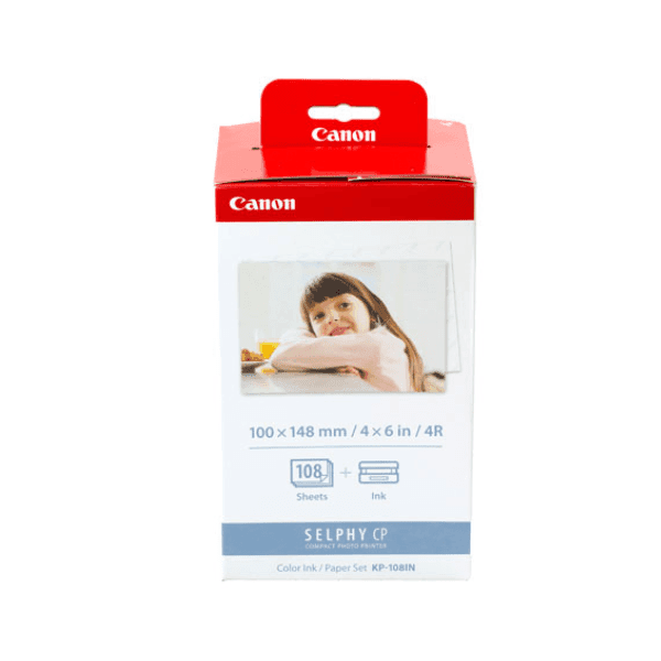 Canon Selphy KP-108IN Colour Ink and Photo Paper Set