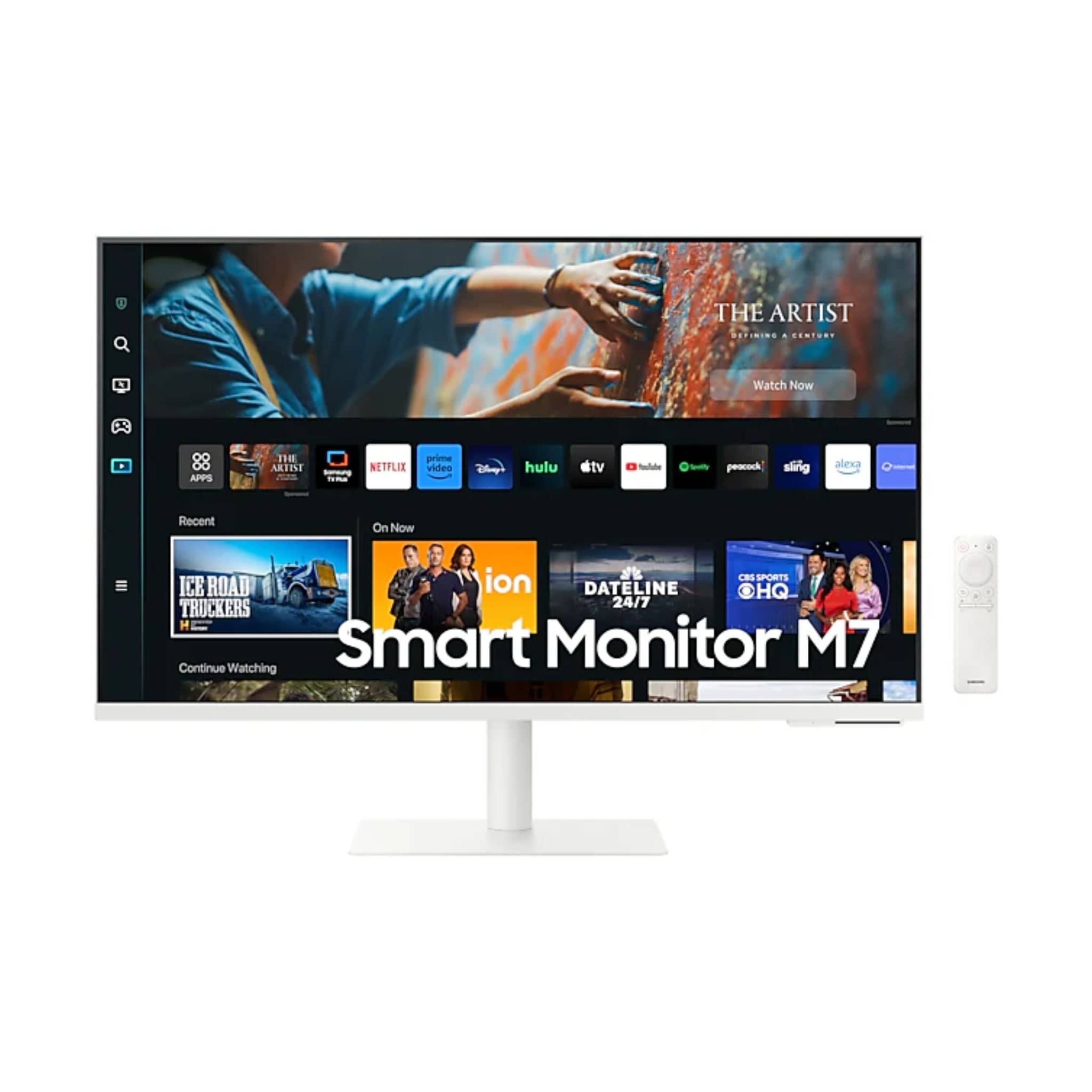 Samsung M70C 27" UHD Smart Monitor with USB-C, White