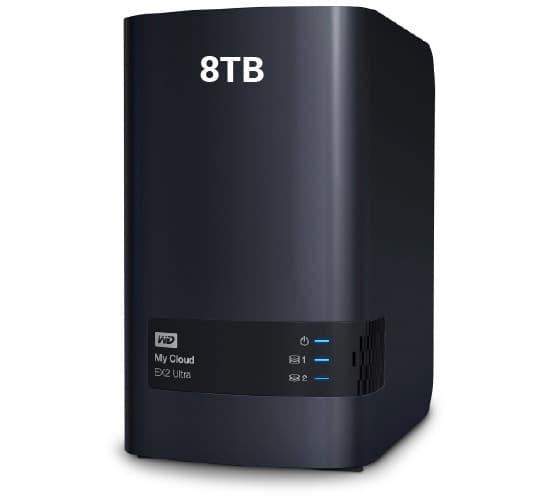 WD My Cloud Expert Series 8TB NAS