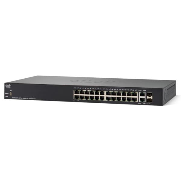 Cisco SG250-26P 26-Port Gigabit PoE+ Smart Switch