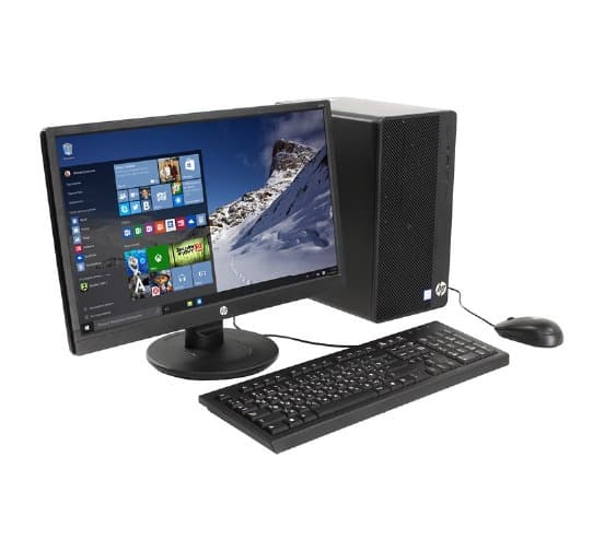 HP 290 MT G1 Core i3 4GB 500GB Desktop with Monitor