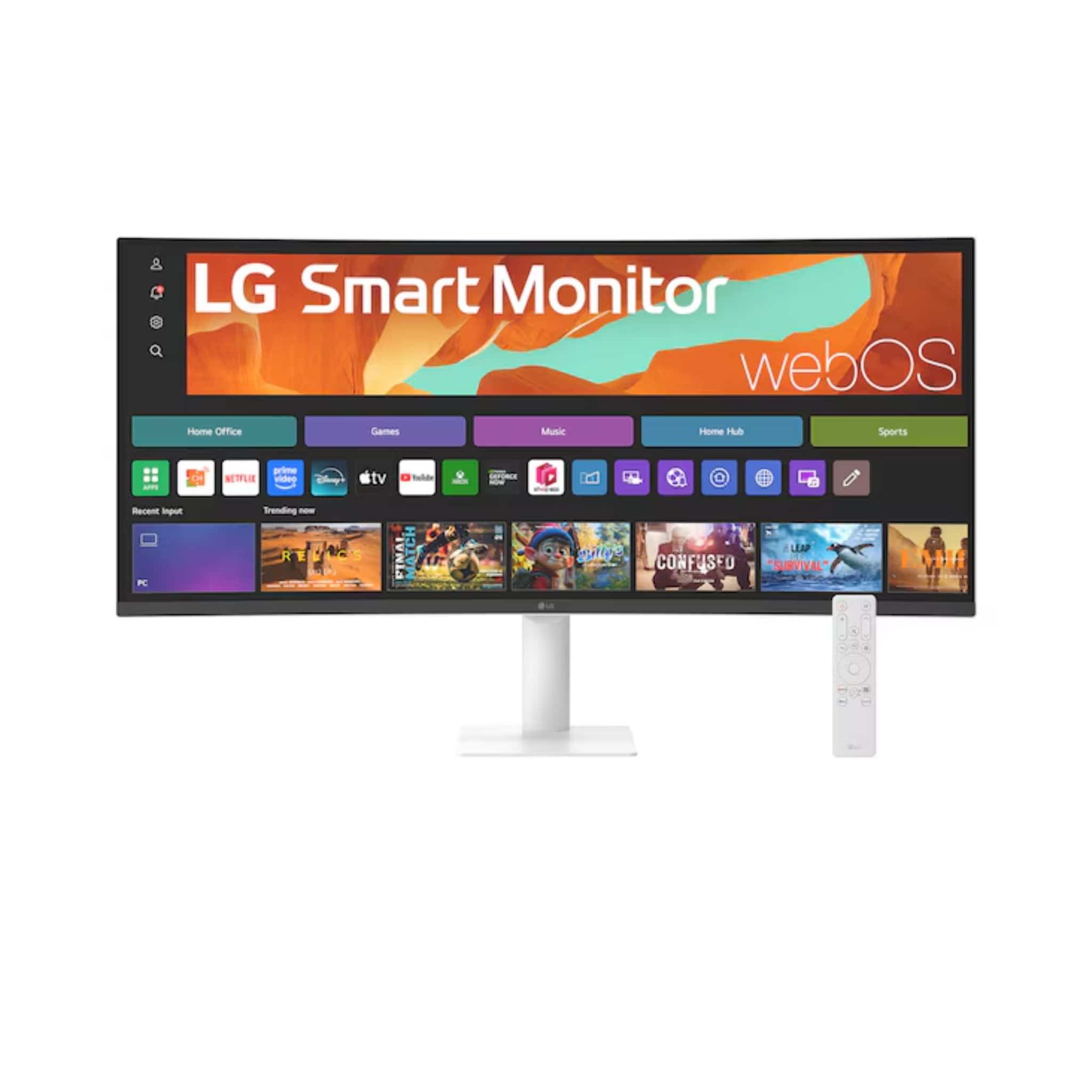LG 34U601SA 34" WQHD Curved Smart Monitor with webOS